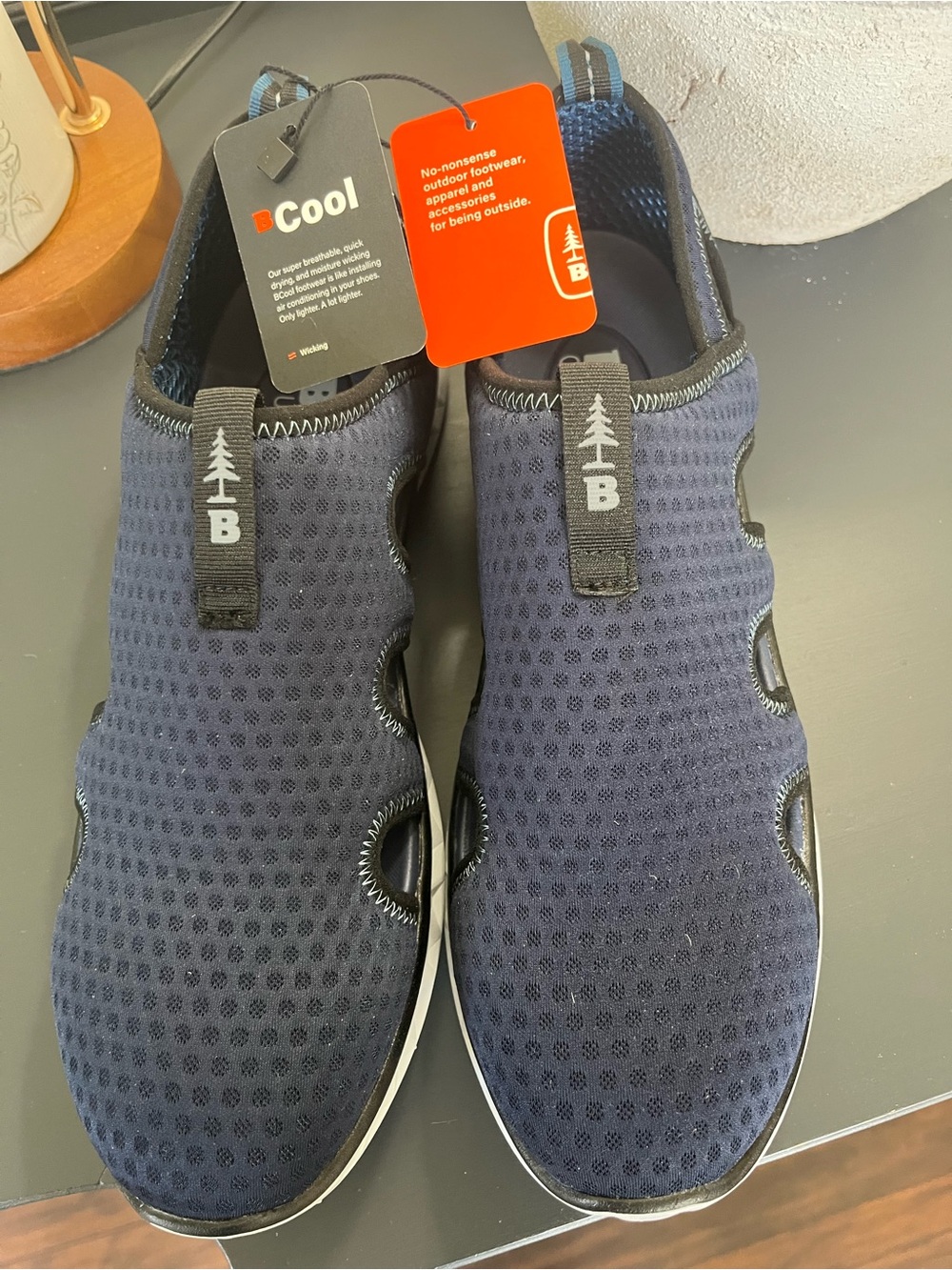 B Cool women Navy Slip-On Walking Shoes